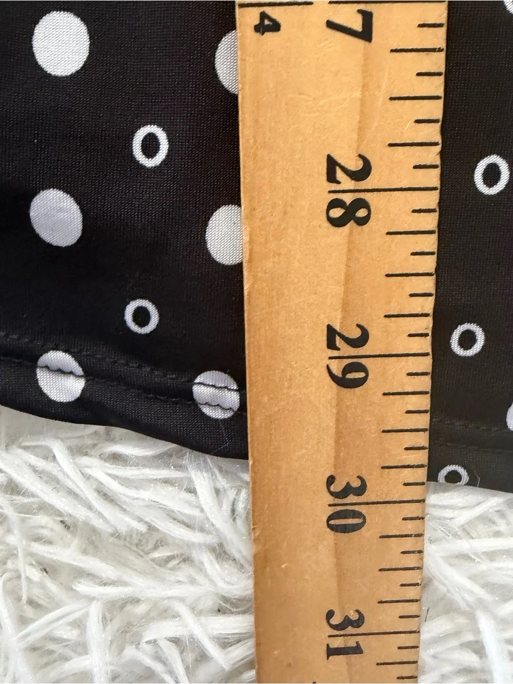 Cocomo Womens 2X Top Black White Dot Print 3/4 Sleeve Office Casual Stretch